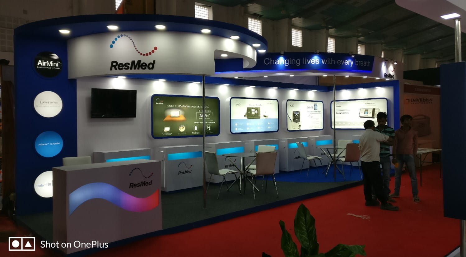 Custom Exhibition Stall Design for Indian Client by Magnet Events