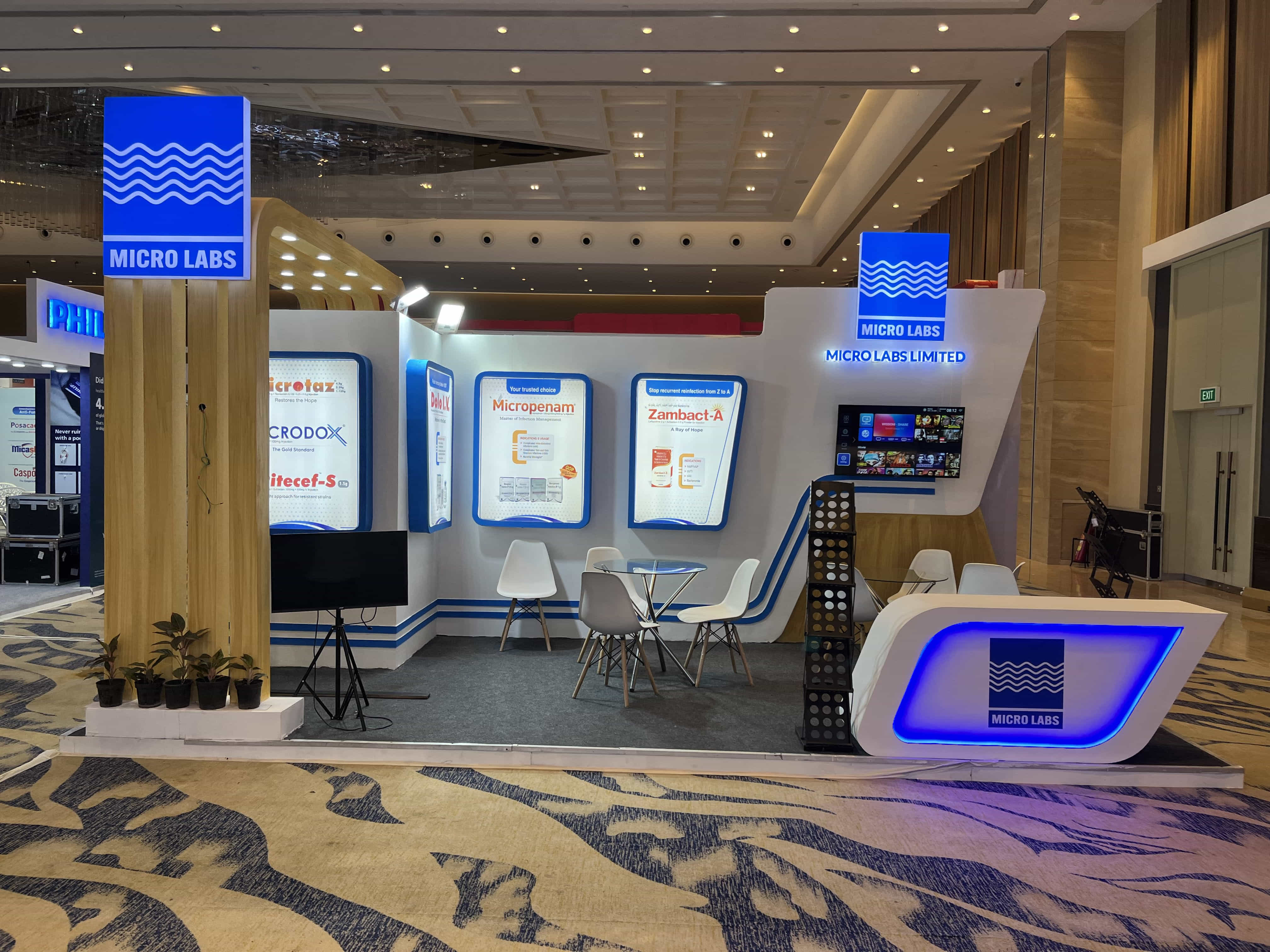 Custom Exhibition Stall Design for Indian Client by Magnet Events