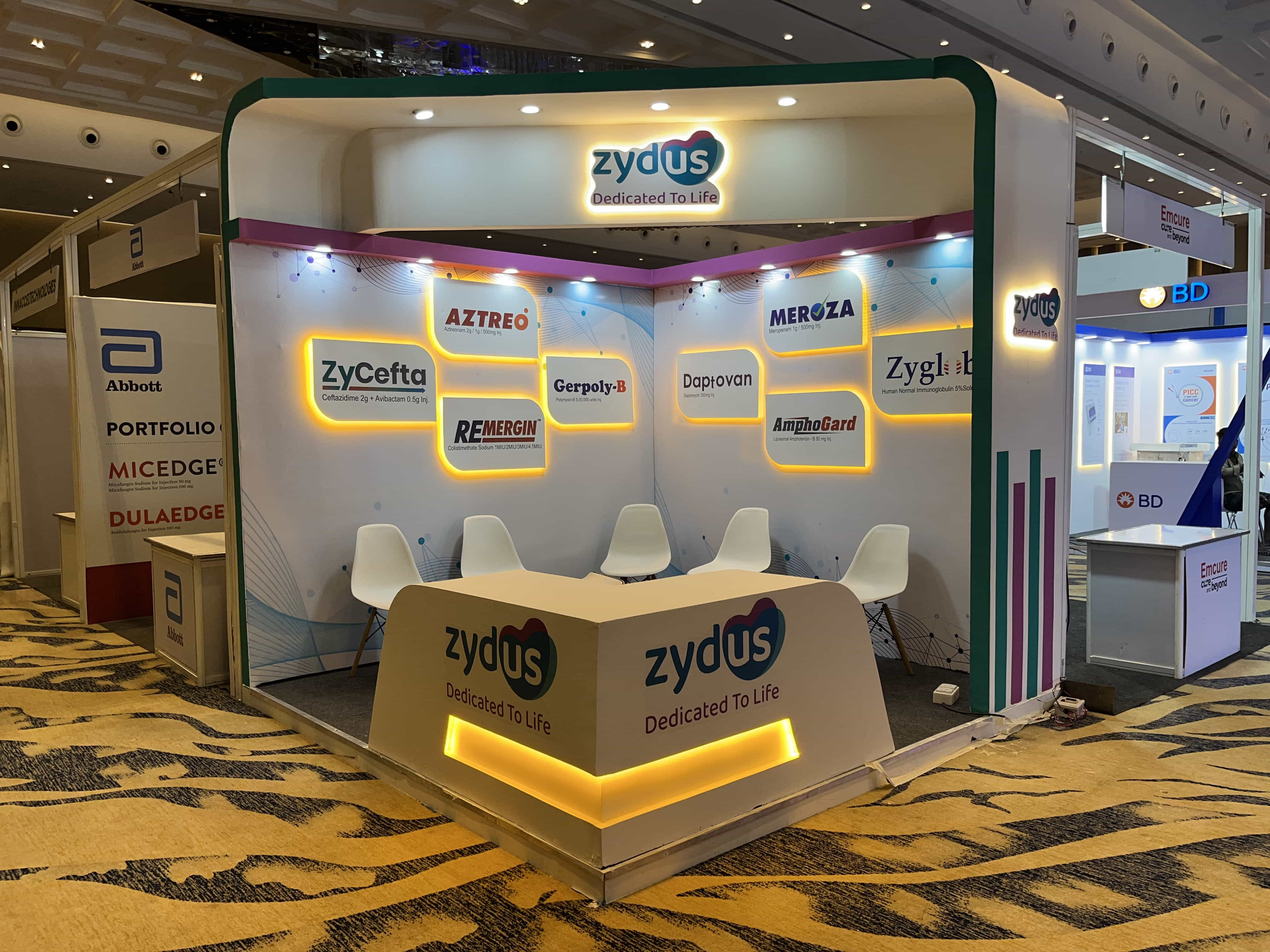 Custom Exhibition Stall Design for Indian Client by Magnet Events