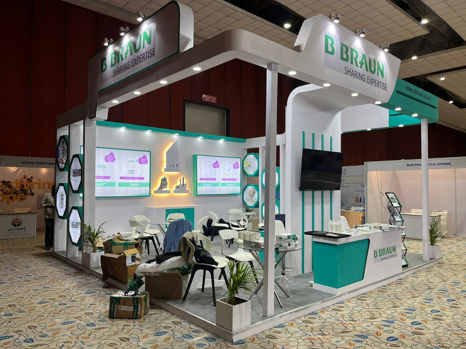 Custom Exhibition Stall Design for Indian Client by Magnet Events