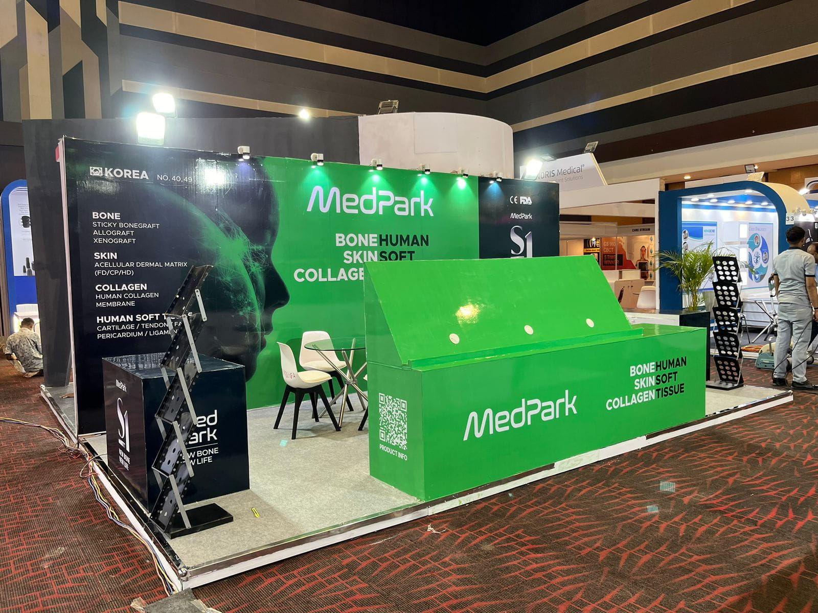 Custom Exhibition Stall Design for Indian Client by Magnet Events