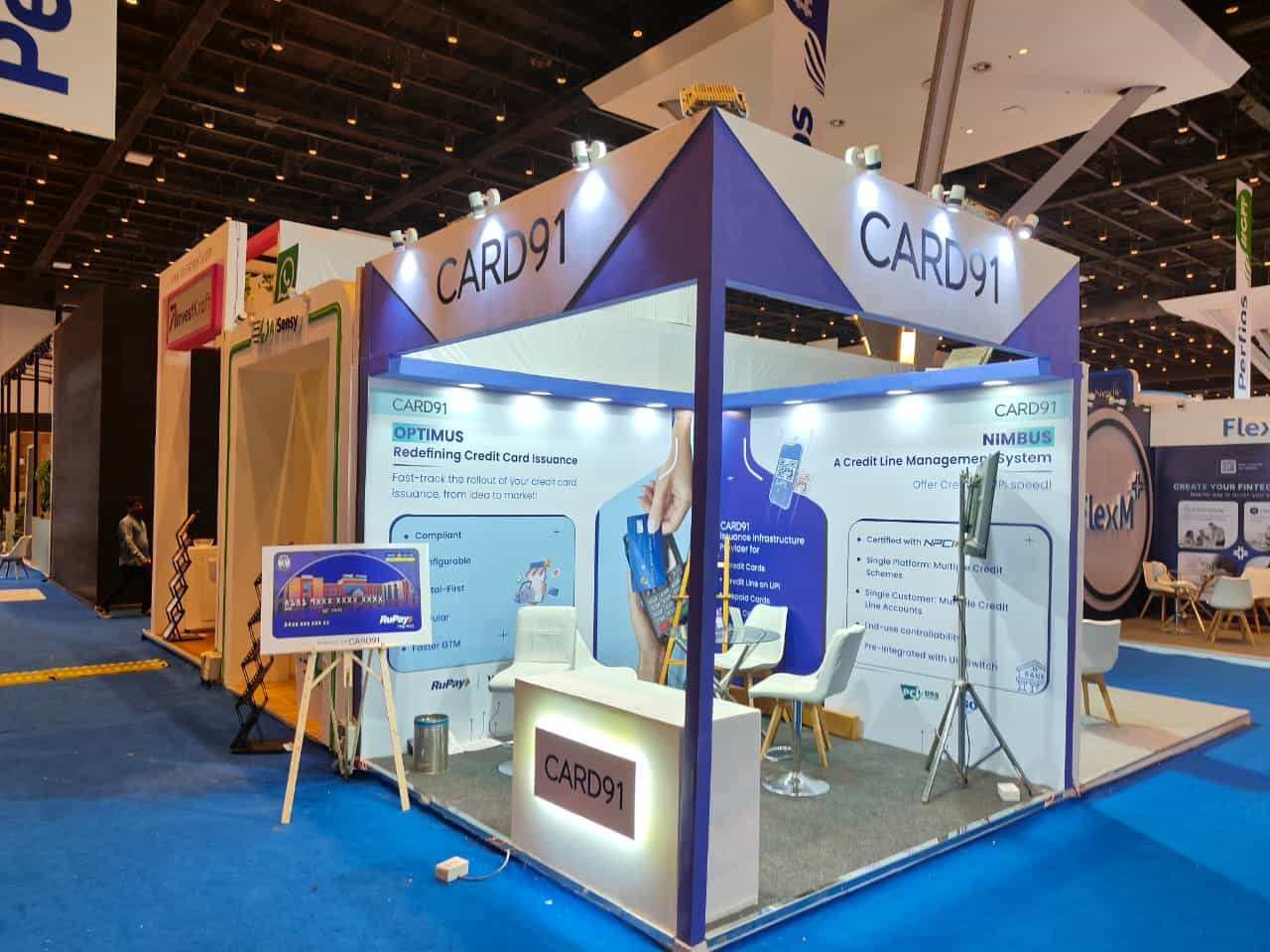 Custom Exhibition Stall Design for Indian Client by Magnet Events