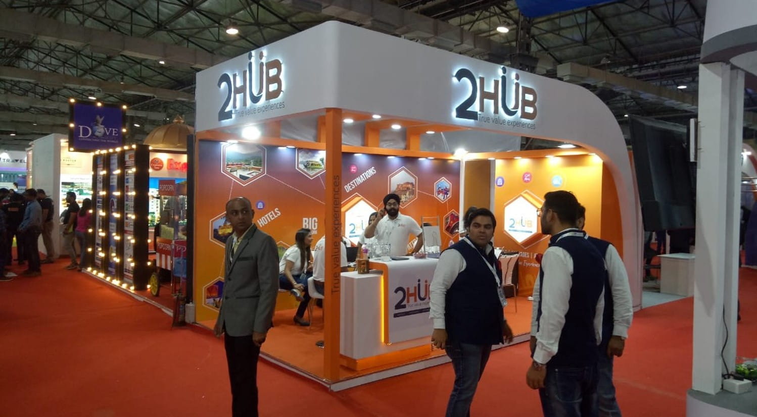 Custom Exhibition Stall Design for Indian Client by Magnet Events