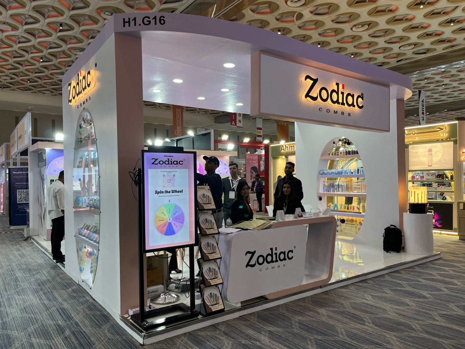 Custom Exhibition Stall Design for Indian Client by Magnet Events