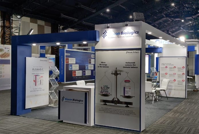 Custom Exhibition Stall Design for Indian Client by Magnet Events